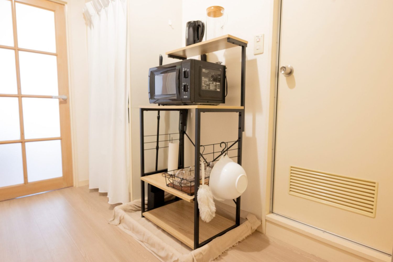 レンジ・電気ケトル・食器類