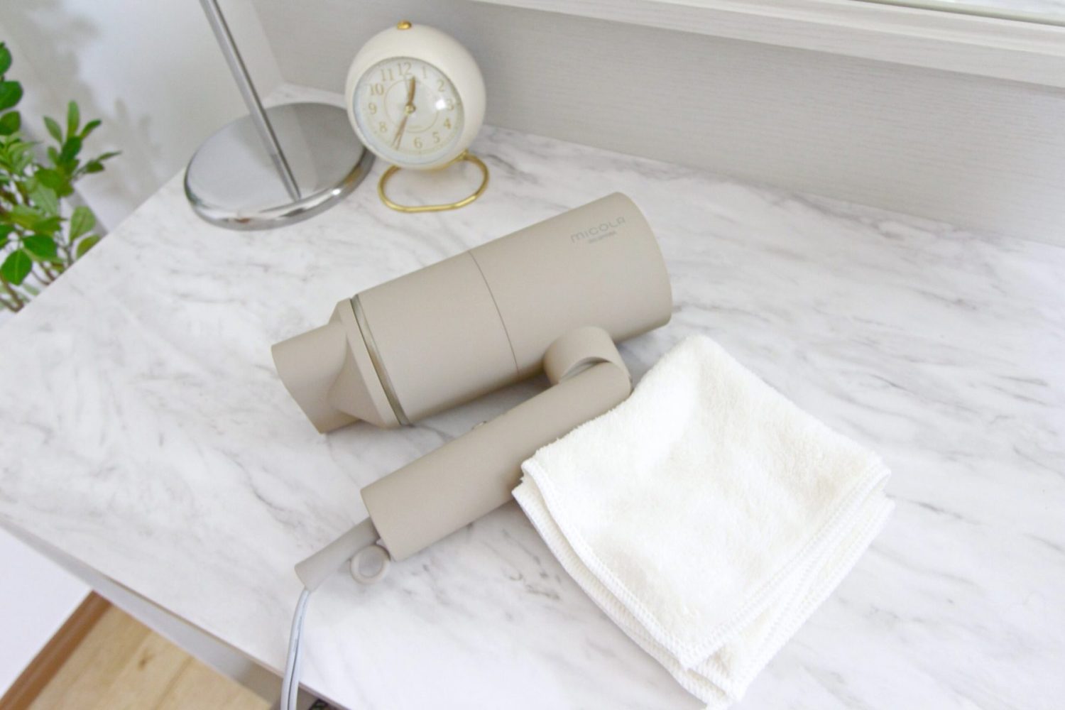 ドライヤー・鏡ふき